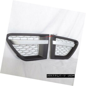 エアロパーツ For 10 11 Range Rover Sport Side Vent Black Side Vent Honeycomb Sport - Silver 10 11レンジローバースポーツサイドベントブラックサイドベントハニカムスポーツ - シルバー