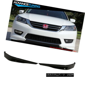 �G�A���p�[�c For 13-15 Accord Sedan HFP Front Lip Spoiler Painted #NH731P Crystal Black Pearl 13-15�A�R�[�h�Z�_��HFP�t�����g���b�v�X�|�C���[�h���ς݁�NH731P�N���X�^���u���b�N�p�[�� �y���s�A���i�z