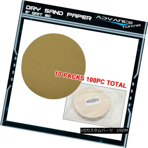 GAp[c Disc 80 Grit 5 PSA Auto Sanding Paper Sheets Repair Sandpaper Magic Tape 100PCS fBXN80Obg5 PSAI[gTfBOy[p[V[gCThy[p[}WbNe[v100PCS