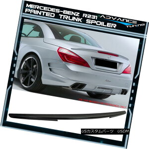 GAp[c 13-16 Benz R231 Trunk Spoiler OEM Painted Color #197 Obsidian Black Metallic 13-16xcR231gNEX|C[OEMhJ[197j΍^bN