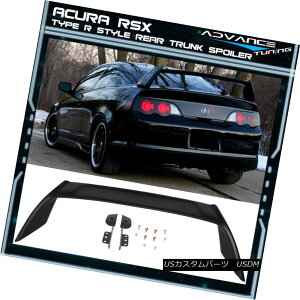 �G�A���p�[�c 02-06 Acura RSX DC5 Type R TR T-R Style Trunk Spoiler Unpainted ABS Matte Black 02-06�A�L����RSX DC5�^�C�vR TR T-R�X�^�C���g�����N�X�|�C���[���h��ABS�}�b�g�u���b�N �y���s�A���i�z