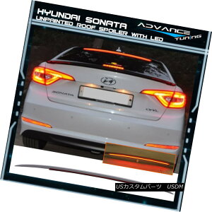 �G�A���p�[�c Fit 15-17 Hyundai Sonata Long LED Surface Emitting Unpainted Roof Spoiler - ABS �t�B�b�g15-17 Hyundai Sonata�����OLED�ʖ��h�����[�t�X�|�C���[ - ABS