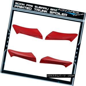 GAp[c Fit Scion FRS BRZ 2Dr TRD Trunk Spoiler Side Wing OEM Painted Color Pure Red M7Y TCITCIFRS BRZ 2Dr TRDgNX|C[TChEBOOEMhJ[sAbhM7Y