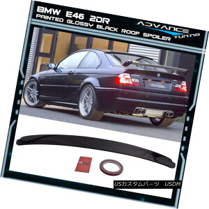 GAp[c Painted Glossy Black 99-05 E46 3-Series M3 Coupe 2Dr ABS AC Rear Roof Spoiler hꂽ̂鍕99-05 E46 3V[YM3N[y2Dr ABS ACA[tX|C[