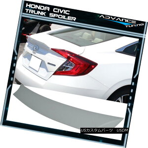 GAp[c Fit 16-18 Civic X 10th Gen 4Dr IKON Style Trunk Spoiler FRP Painted Gray tBbg16-18VrbNX 104Dr IKONX^CgNX|C[FRPhO[