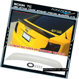 GAp[c Fits: 11-16 Scion tC OE Style Trunk Spoiler OEM Painted Color Blizzard # 070 tBbgF11-16TCItC OEX^CgNX|C[OEMhJ[uU[h070