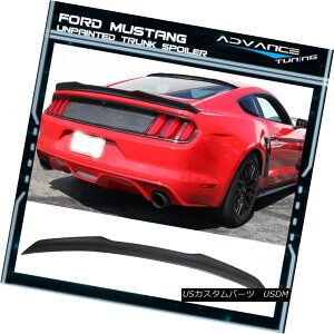 GAp[c Fit 15-18 Ford Mustang S550 V6 GT Coupe 2Dr H Style ABS Trunk Spoiler Wing tBbg15-18tH[h}X^OS550 V6 GTN[y2Dr HX^CABSgNX|C[EBO