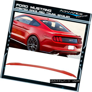 GAp[c 15-18 Mustang GT Style OEM Painted Color # PQ Race Red Trunk Spoiler - ABS 15-18X^OGTX^COEMhJ[PQ[XbhgNEX|C[ - ABS