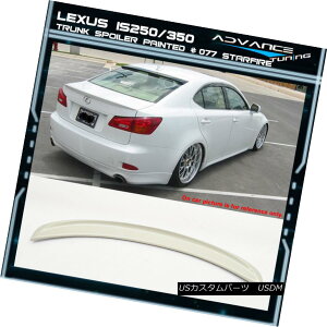 GAp[c Fits 06-13 Lexus IS250 350 IS F 4Dr Trunk Spoiler Painted Color # 077 Starfire tBbg06-13NTXIS250 350 IS F 4DrgNX|C[yCgJ[077 Starfire