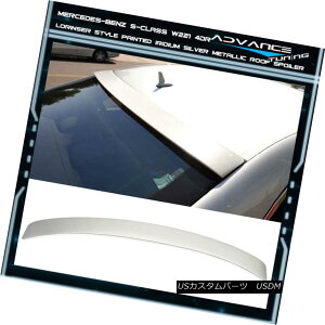 GAp[c 07-13 Benz S-Class W221 Roof Spoiler OEM Painted Color # 744 775 Silver Metallic 07-13xcSNXW221[tX|C[OEMhJ[744 775Vo[^bN