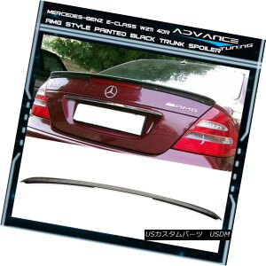 GAp[c 03-09 Benz E-Class W211 4Dr Trunk Spoiler ABS OEM Painted Color # 040 Black 03-09xcENXW211 4DrgNX|C[ABS OEMhJ[040ubN