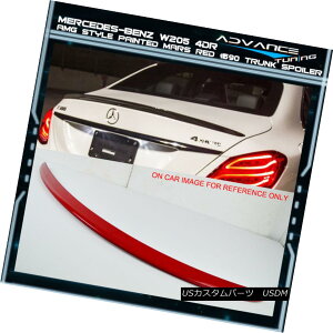GAp[c 15-18 W205 4Dr AMG Style ABS Trunk Spoiler OEM Painted Color Mars Red # 590 15-18 W205 4Dr AMGX^CABSgNX|C[OEMhJ[}[Ybh590