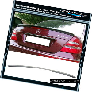 GAp[c 03-09 E-Class W211 Trunk Spoiler OEM Painted Color # 744 775 Silver Metallic 03-09 ENXW211gNEX|C[OEMhJ[744 775Vo[E^bN