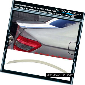 GAp[c 08-14 Benz C-Class W204 4Dr Trunk Spoiler OEM Painted Color # 650 Cirrus White 08-14xcCNXW204 4DrgNEX|C[OEMhJ[650V[XEzCg