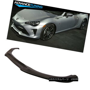 GAp[c Fits 17-18 Toyota 86 FRS GT Style Front Bumper Lip Polyurethane tBbg17-18g^86 FRS GTX^Ctgop[bv|E^