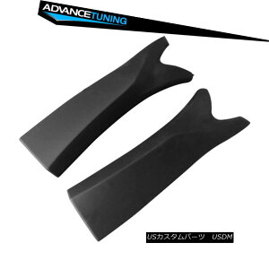 エアロパーツ Fits 14-17 Mazda 6 Rear Bumper Chin Lip Diffuser ABS 2Pcs フィット14-17マツダ6リアバンパーチンリップディフューザーABS 2個