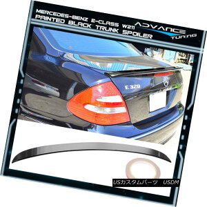 GAp[c 03-09 Benz E-Class W211 4D L Type ABS Trunk Spoiler OEM Painted Color Black #040 03-09xcENXW211 4D L^CvABSgNX|C[OEMhJ[ubN040