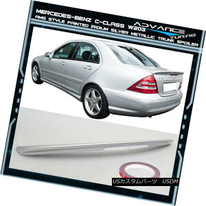 GAp[c 01-07 BENZ C-class W203 Trunk Spoiler OEM Painted Color # 744 Silver Metallic 01-07xcCNXW203gNEX|C[OEMhJ[744Vo[E^bN