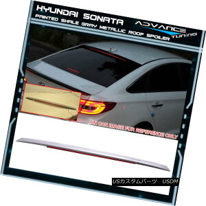 �G�A���p�[�c Fit 15-17 Sonata LF OE Style Painted Roof Spoiler LED #V8S Shale Gray Metallic �t�B�b�g15-17�\�i�^LF OE�X�^�C���h�����[�t�X�|�C���[LED��V8S�V�F�[���O���[���^���b�N �y���s�A���i�z