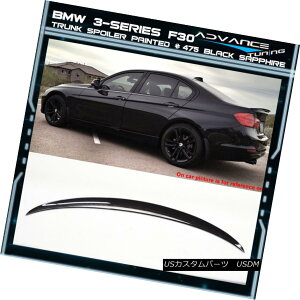 GAp[c 12-18 BMW 3-Series F30 4Dr Trunk Spoiler OEM Painted Color # 475 Black Sapphire 12-18 BMW 3V[YF30 4DrgNEX|C[OEMhJ[475ubNETt@CA