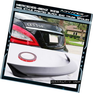 GAp[c 11-17 Benz CLS Class W218 AMG Style Trunk Spoiler OEM Painted Color # 040 Black 11-17xcCLSNXW218 AMGX^C̃gNEX|C[OEMhJ[040