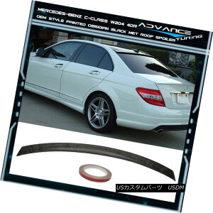 GAp[c 08-14 Benz C-Class W204 Roof Spoiler OEM Painted Color # 197 Obsidian Black Met 08-14xcCNXW204[tX|C[OEMhJ[197j