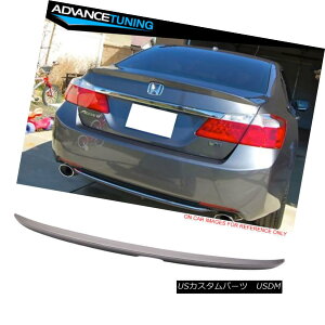 GAp[c Fit 13-16 Accord Factory Trunk Spoiler OEM Painted #NH830M Lunar Silver Metallic tBbg13-16AR[ht@Ng[gNX|C[OEMhNH830MiVo[^bN