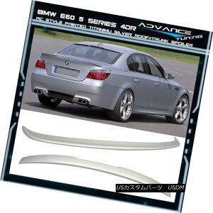 GAp[c 04-10 BMW E60 AC Trunk + Roof Spoiler OEM Painted Color # 354 Titanium Silver 04-10 BMW E60 ACgN+[tX|C[OEMhJ[354`^Vo[
