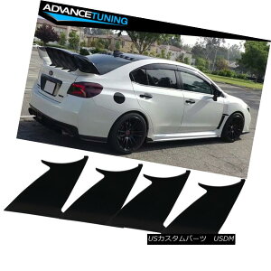 GAp[c Fits 15-18 Subaru WRX STI 4PC Trunk Spoiler Wing Stabilizer Support Add On tBbg15-18XoWRX STI 4PCgNX|C[EBOX^rCU[T|[gAhI