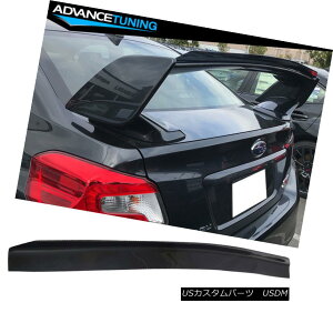 GAp[c Fit 15-18 Subaru WRX STI Transparent Smoke Gurney Flap Add-On Trunk Spoiler Wing tBbg15-18XoWRX STIX[NK[j[tbvAhIgNX|C[EBO