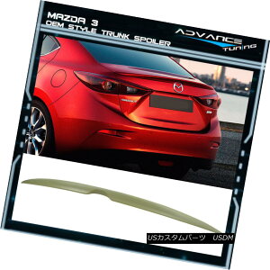 GAp[c 14-16 Mazda 3 Mazda3 Sedan 4Dr OE Style Unpainted Trunk Spoiler - ABS 14-16}c_3}c_3Z_4Dr OEX^ChgNX|C[ - ABS