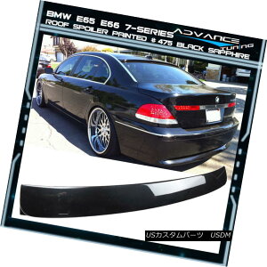 GAp[c 02-08 BMW E65 E66 7-Series Roof Spoiler OEM Painted Color # 475 Black Sapphire 02-08 BMW E65 E66 7V[Y[tX|C[OEMhJ[475ubNTt@CA