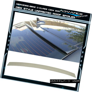 �G�A���p�[�c 12-15 BENZ C-Class C204 2Dr 2Door Unpainted ABS Rear Roof Spoiler Wing 12-15�x���cC�N���XC204 2Dr 2Door���h��ABS���A���[�t�X�|�C���[�E�C���O �y���s�A���i�z