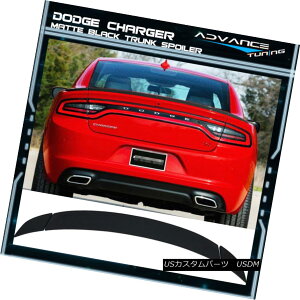 GAp[c Fits 15-18 Dodge Charger OE Factory Style 3PC Trunk Spoiler - Matte Black ABS tBbg15-18hbW[dOEH̃X^C3PCgNX|C[ - }bgubNABS