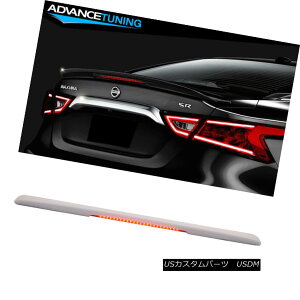 GAp[c Fit 16-18 Nissan Maxima Factory Sport SR Trunk Spoiler With LED Brake Light tBbg16-18Y}LV}t@Ng[X|[cSRgNX|C[LEDu[LCg