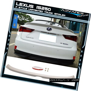 GAp[c Fits 14-16 Lexus IS250 XE30 F Style Unpainted Trunk Spoiler - ABS tBbg14-16NTXIS250 XE30 FX^ChgNX|C[ - ABS