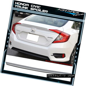 GAp[c 16-18 Honda Civic X 10th ABS Trunk Spoiler Painted#NH830M Lunar Silver Metallic 16-18z_VrbNX10ABSgNX|C[hς݁NH830MiVo[^bN
