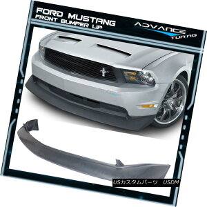 �G�A���p�[�c For 10-12 Ford Mustang GT V8 Type-B PU Front Bumper Lip Spoiler Unpainted Black 10-12�t�H�[�h�}�X�^���OGT V8�^�C�vB PU�t�����g�o���p�[���b�v�X�|�C���[���h���u���b�N �y���s�A���i�z