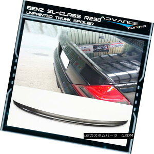 GAp[c 03-11 Benz SL-Class 2Dr R230 Unpainted ABS Rear Trunk Spoiler 03-11xcSLNX2Dr R230hABSAgNEX|C[