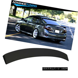 エアロパーツ Fits 09-13 Toyota Corolla Rear Roof Spoiler ABS Unpainted Black フィット09-13トヨタカローラリアルーフスポイラーABS未塗装ブラック