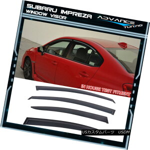 GAp[c Fits 15-18 Subaru WRX STI 12-15 Impreza Acrylic Window Visors 4Pc tBbg15-18XoWRX STI 12-15CvbTAÑoCU[4Pc