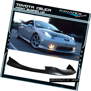 �G�A���p�[�c Fit For 00-02 Toyota Celica Poly JDM Front Bumper Lip Spoiler PU Urethane �t�B�b�g�t�H�[00-2�g���^�Z���J�|��JDM�t�����g�o���p�[���b�v�X�|�C���[PU�E���^�� �y���s�A���i�z