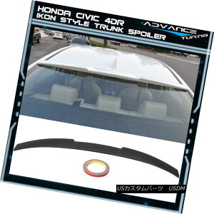GAp[c 16-18 Honda Civic X 10th Sedan 4Dr IKON Style Unpainted Roof Spoiler Wing - ABS 16-18z_VrbNX 10thZ_4Dr IKONX^Ch[tX|C[ECO - ABS