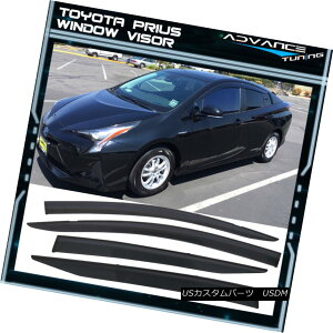 GAp[c Fits 16-17 Toyota Prius Polycarbonate Window Visors 4Pc 16-17g^vEX|J[{l[gEBhEoCU[4PcɓK