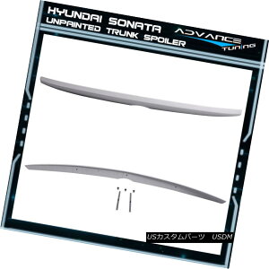 �G�A���p�[�c 11-14 Fit For Hyundai Sonata Unpainted Trunk Spoiler Wing (ABS) ����\�i�^�̂��߂�11-14�̃t�B�b�g���h���̃g�����N�E�X�|�C���[�E�E�B���O�iABS�j