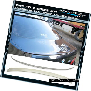 �G�A���p�[�c 11-16 BMW 5 Series F10 4Dr M5 Style Trunk + AC Style Roof Spoiler Unpainted ABS 11-16 BMW 5�V���[�YF10 4Dr M5�X�^�C���g�����N+ AC�X�^�C�����[�t�X�|�C���[���h��ABS �y���s�A���i�z