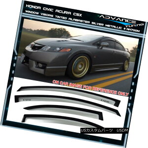 �G�A���p�[�c Fits 06-11 Civic Acura CSX Sedan Acrylic Window Visors 4Pc Painted #NH700M �t�B�b�g06-11�V�r�b�N�A�L����CSX�Z�_���A�N�������̃o�C�U�[4Pc�h����NH700M �y���s�A���i�z