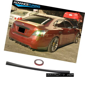 GAp[c Fit 09-15 Nissan Maxima A35 4Dr Sedan ST Unpainted ABS Black Trunk Spoiler Wing tBbg09-15Y}LV}A35 4DrZ_SThABSubNgNX|C[ECO
