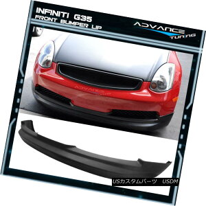 �G�A���p�[�c Fit For 03-07 Infiniti G35 Coupe Urethane Front Bumper Lip Spoiler Body Kit 03-07�C���t�B�j�e�BG35�N�[�y�E���^���t�����g�o���p�[���b�v�X�|�C���[�{�f�B�L�b�g �y���s�A���i�z
