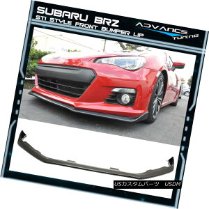 GAp[c Fit For 13-16 Subaru BRZ STI Style Front Bumper Lip Spoiler Bodykit PU 2-Door 13-16XoBRZ STIX^Ctgop[bvX|C[{fBLbgPU 2hAp